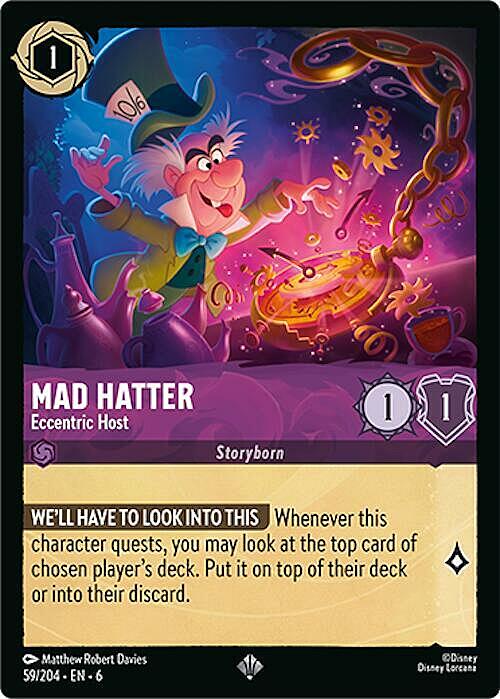 Mad Hatter - Eccentric Host Card Front