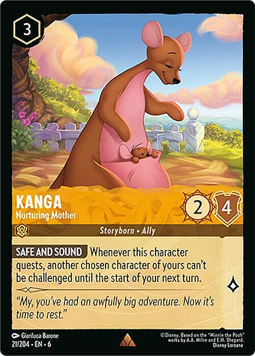 Kanga - Nurturing Mother Card Front