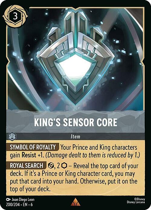 King's Sensor Core Card Front