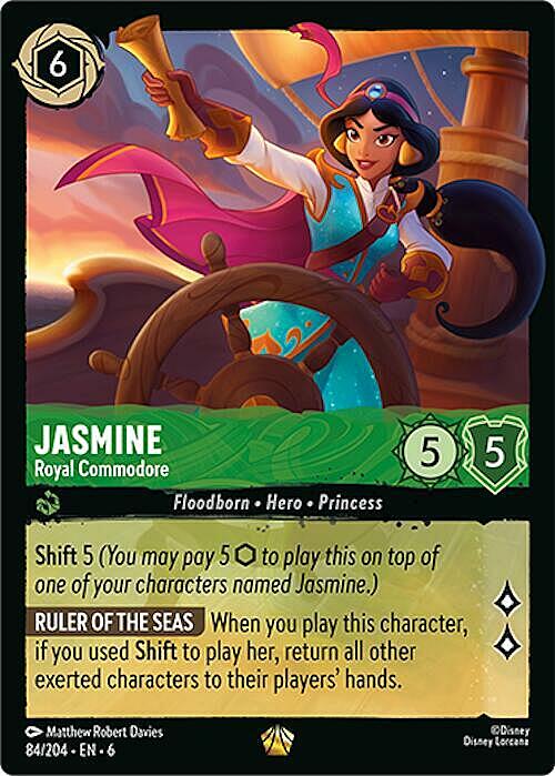 Jasmine - Commodoro Reale Card Front