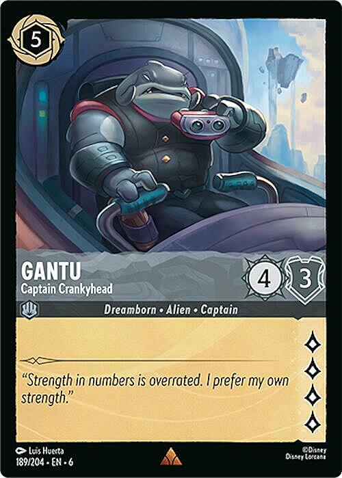 Gantu - Capitano Irritabile Card Front