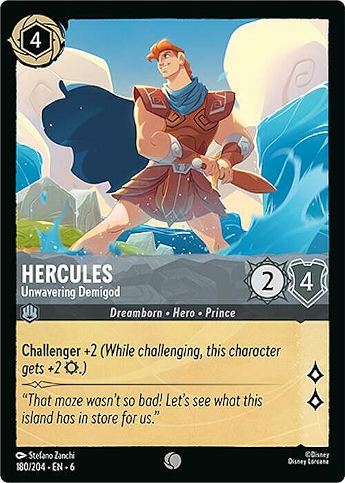 Hercules - Unwavering Demigod Card Front