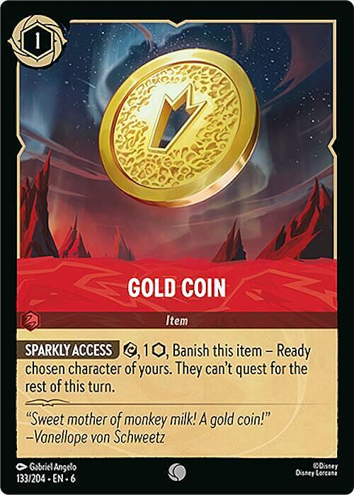 Gold Coin Card Front