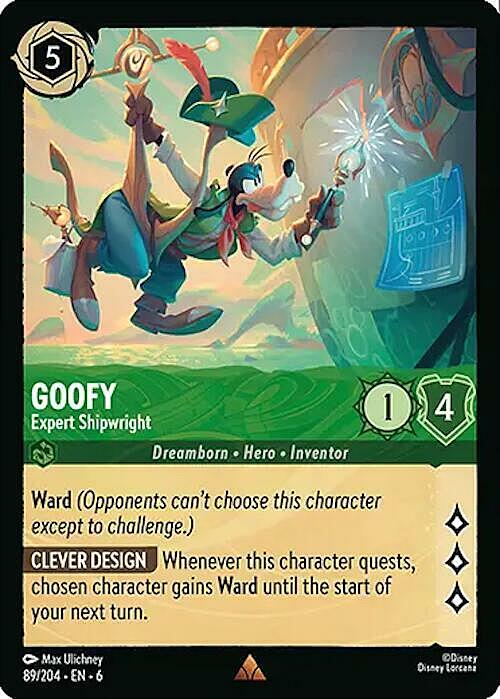 Goofy - Expert Shipwright Card Front