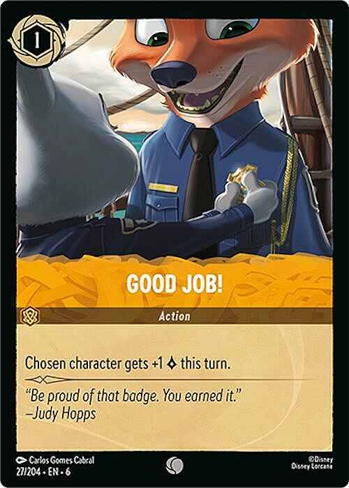 Good Job! Card Front