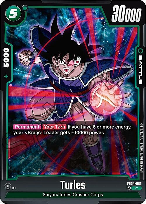 Turles Card Front