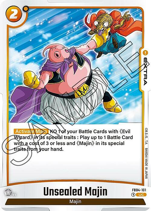 Unsealed Majin Frente