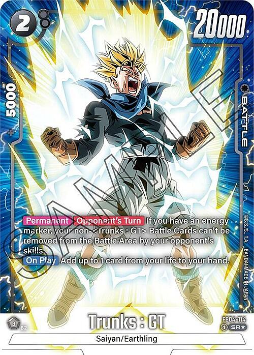 Trunks : GT Card Front