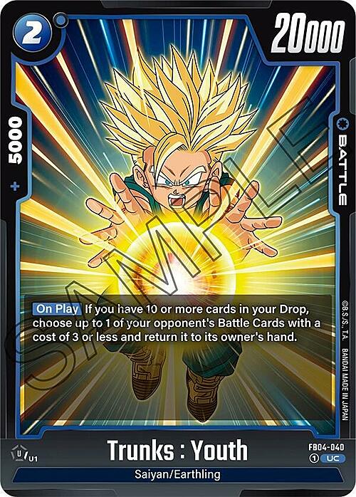 Trunks : Youth Card Front