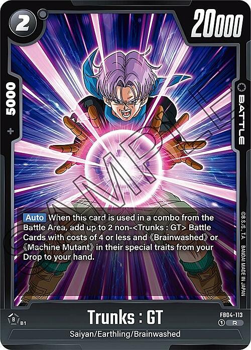 Trunks : GT Frente