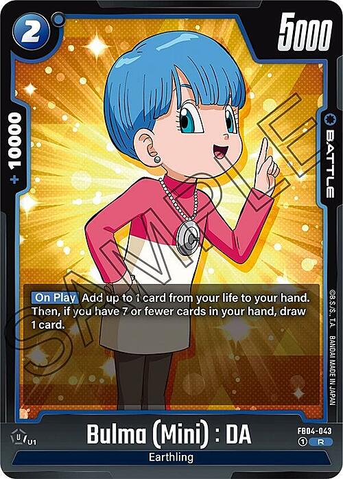 Bulma (Mini) : DA Card Front