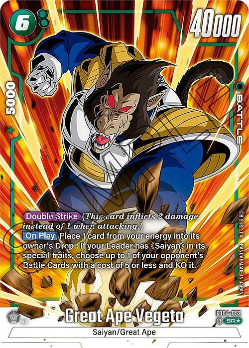 Great Ape Vegeta Frente