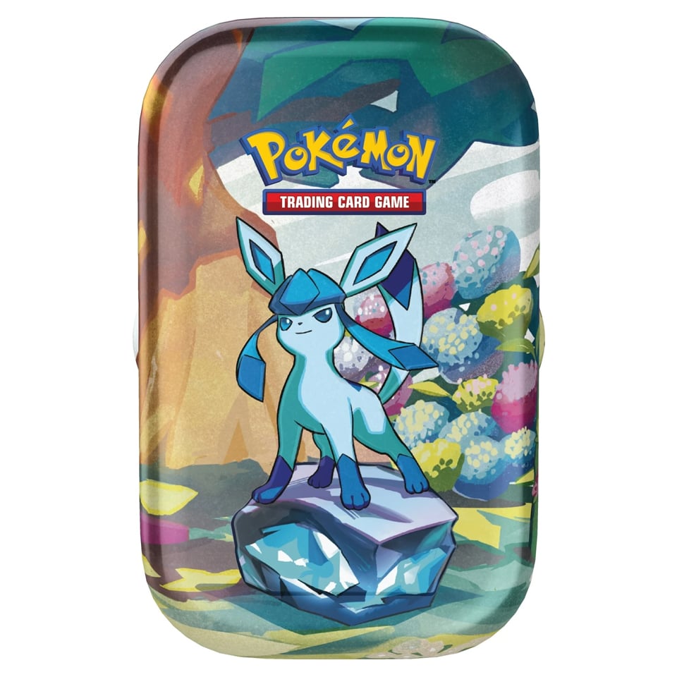 Prismatic Evolutions: Glaceon Mini Tin