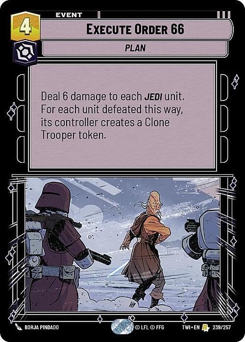 Execute Order 66 Card Front