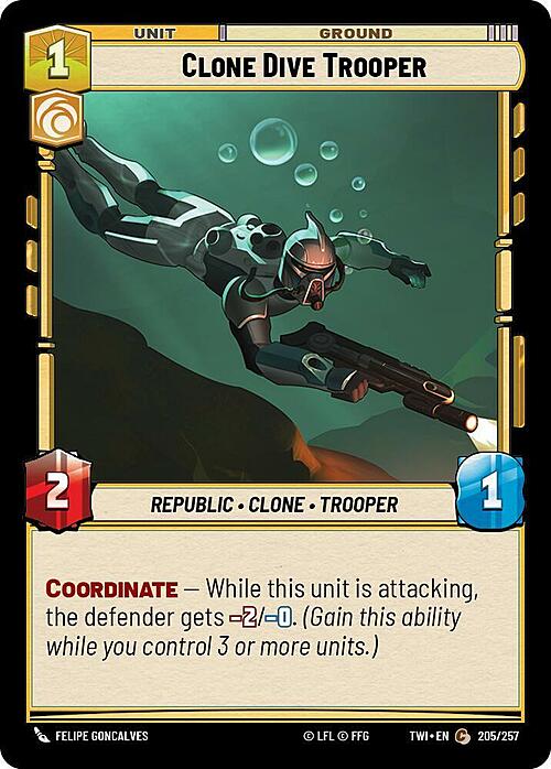 Clone Dive Trooper Card Front