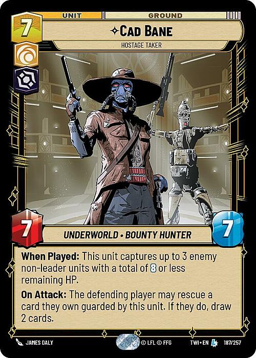 Cad Bane - Hostage Taker Card Front