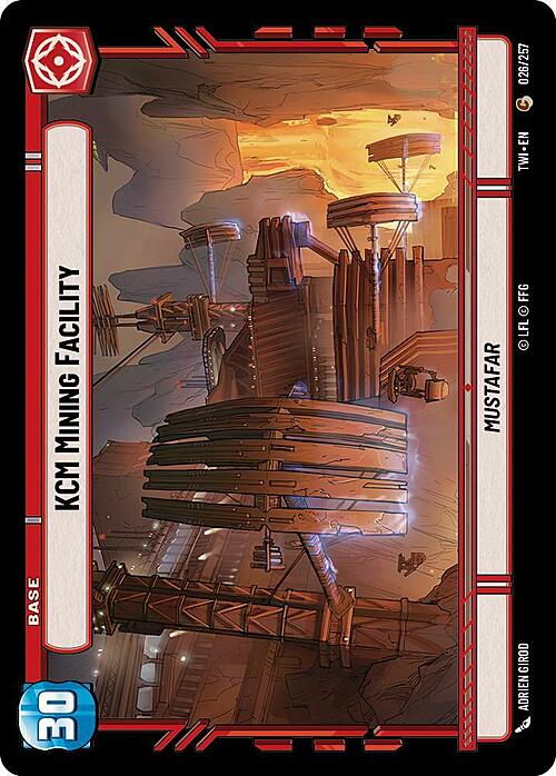 KCM Mining Facility // Battle Droid Card Front