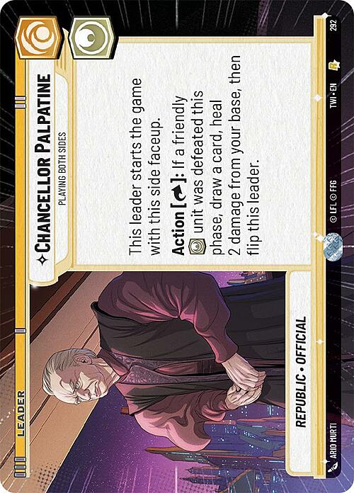 Chancellor Palpatine - Playing Both Sides Card Front