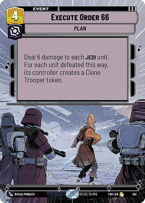 Execute Order 66 Card Front