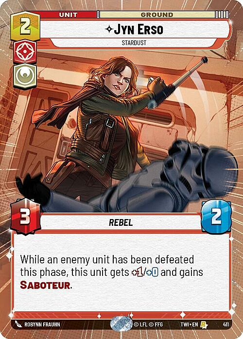 Jyn Erso - Stardust Card Front