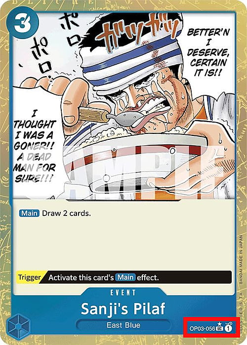 Sanji's Pilaf Card Front