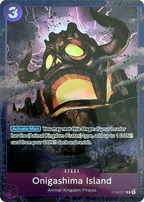 Onigashima Island Card Front