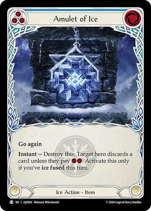 Amulet of Ice Card Front