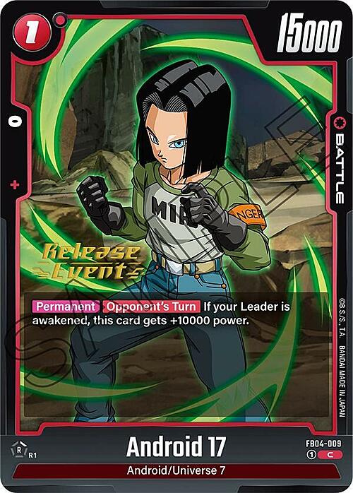 Android 17 Card Front