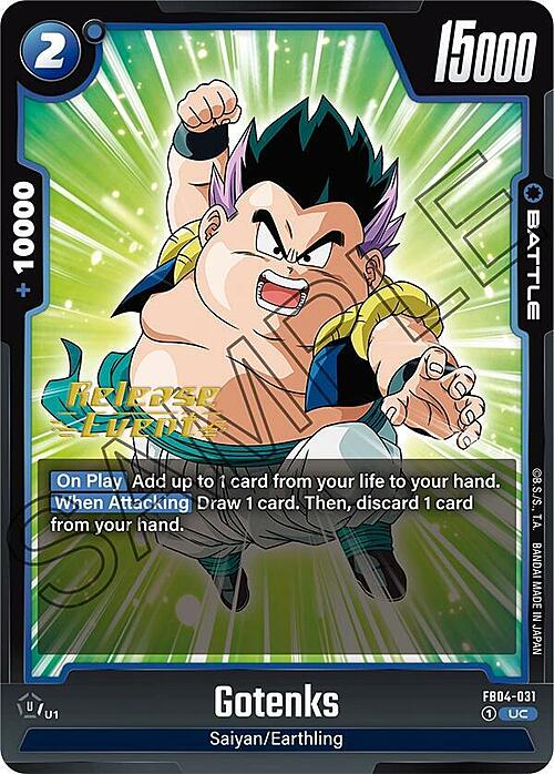 Gotenks Card Front