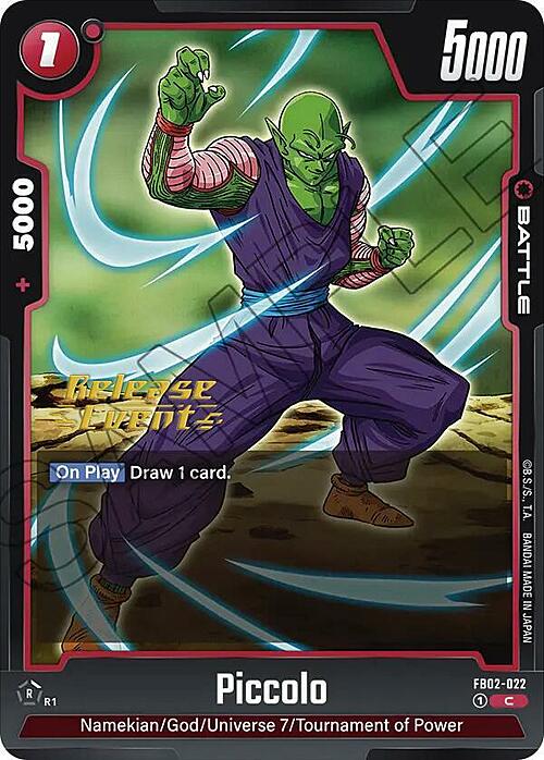 Piccolo Card Front