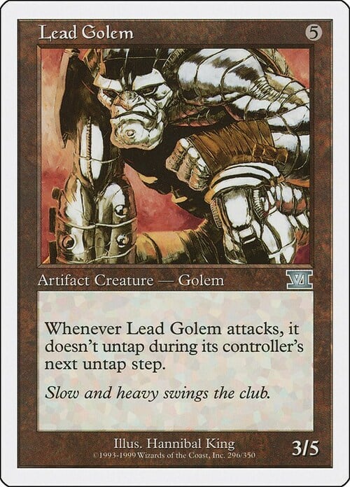 Golem di Piombo Card Front