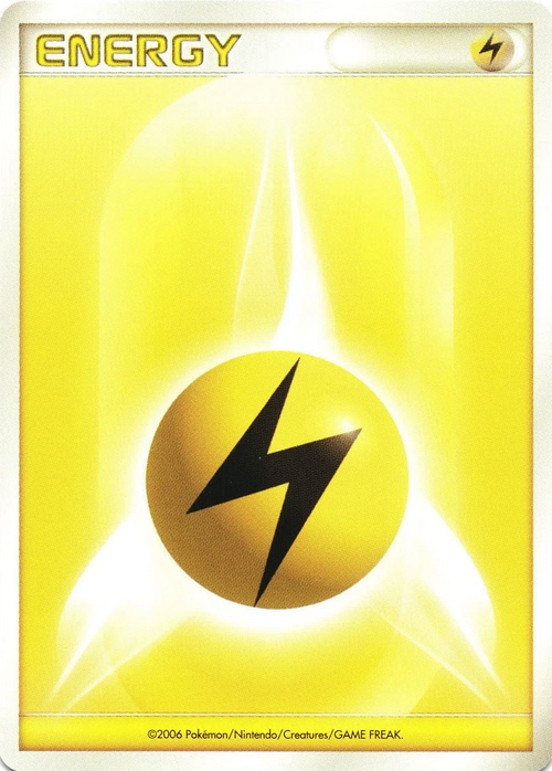 Lightning Energy Card Front