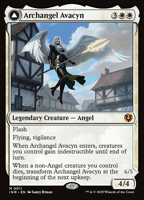 Archangel Avacyn // Avacyn, the Purifier Card Front