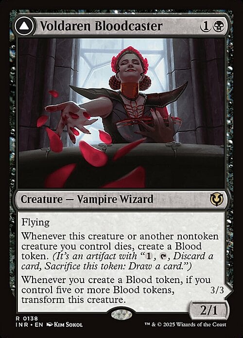 Voldaren Bloodcaster // Bloodbat Summoner Card Front