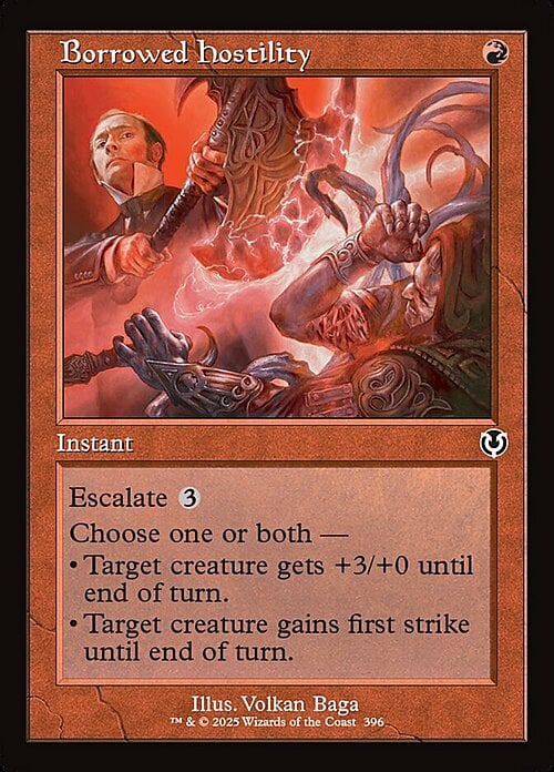 Borrowed Hostility Card Front