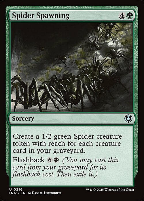 Spider Spawning Card Front