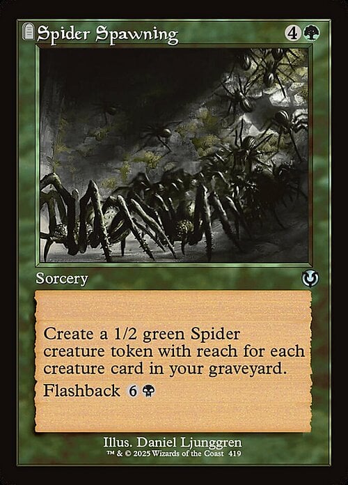 Spider Spawning Card Front