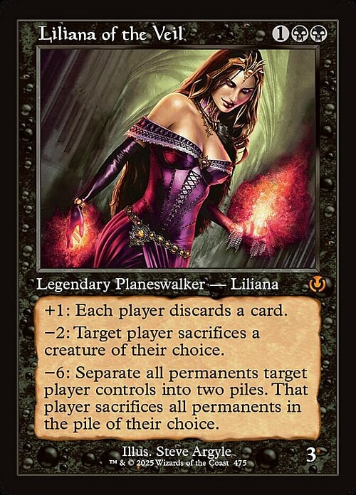 Liliana of the Veil Card Front