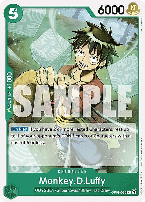 Monkey.D.Luffy Card Front