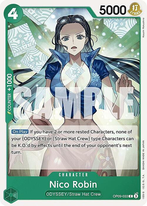 Nico Robin Card Front