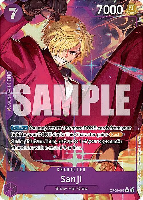 Sanji Card Front