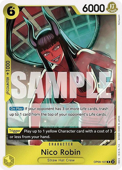 Nico Robin Card Front