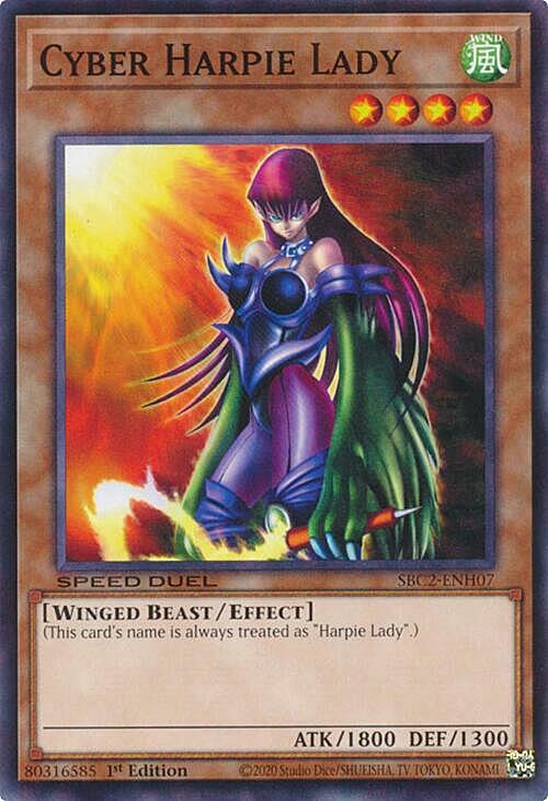 Cyber Harpie Lady Card Front