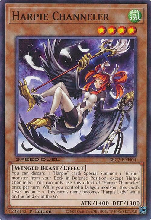 Harpie Channeler Card Front