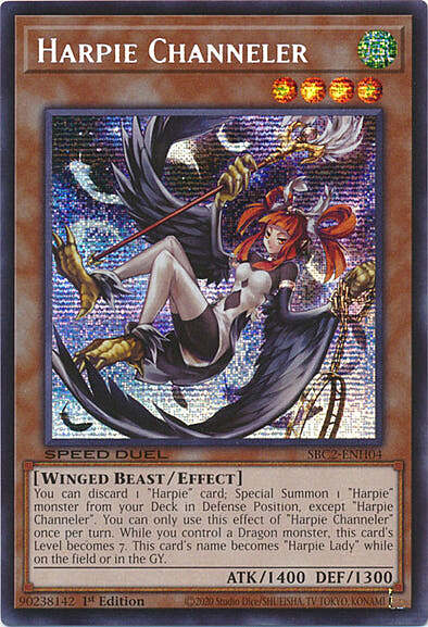 Harpie Channeler Card Front