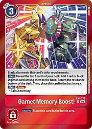 Garnet Memory Boost!