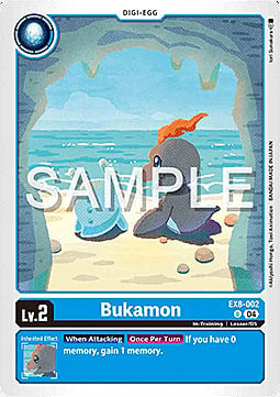 Bukamon Card Front