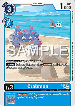 Crabmon Card Front