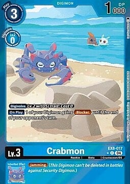 Crabmon Card Front