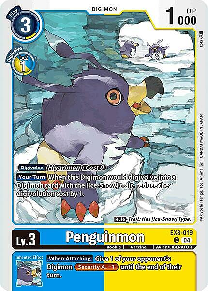 Penguinmon Card Front